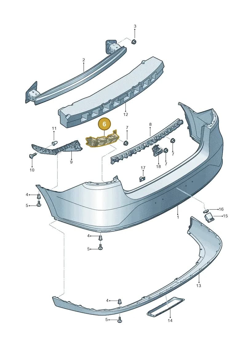 6JH807394A — SEAT Toledo (2015-2019) diagram 885807500, position 6