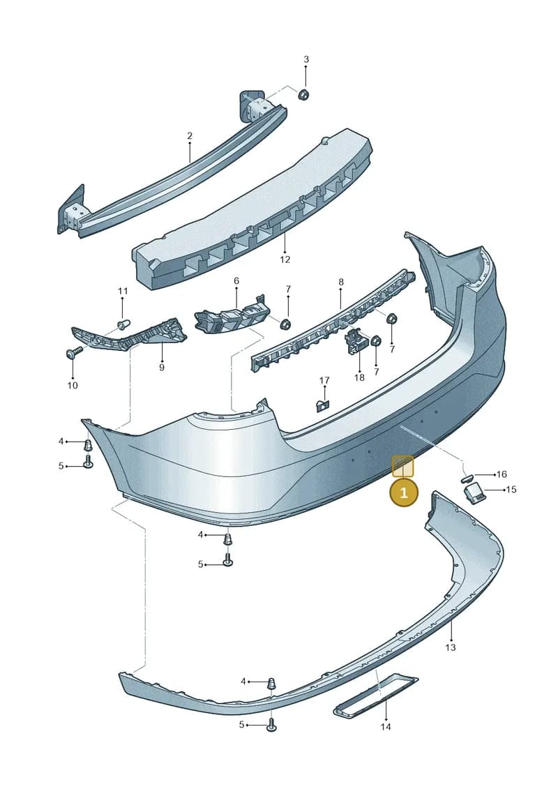 6JH807421FGRU — SEAT Toledo (2015-2019) diagram 885807500, position 1