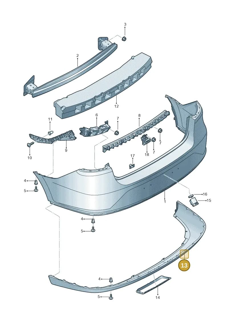 6JH8075219B9 — SEAT Toledo (2015-2019) diagram 885807500, position 13