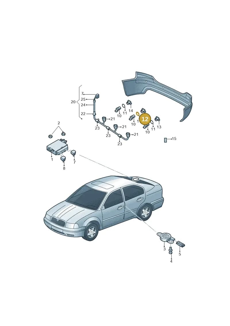 6JH919485B — SEAT Toledo (2015-2019) diagram 740919500, position 12