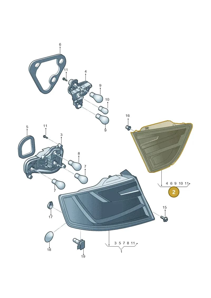 6JH945093D — SEAT Toledo (2015-2019) diagram 742945000, position 2