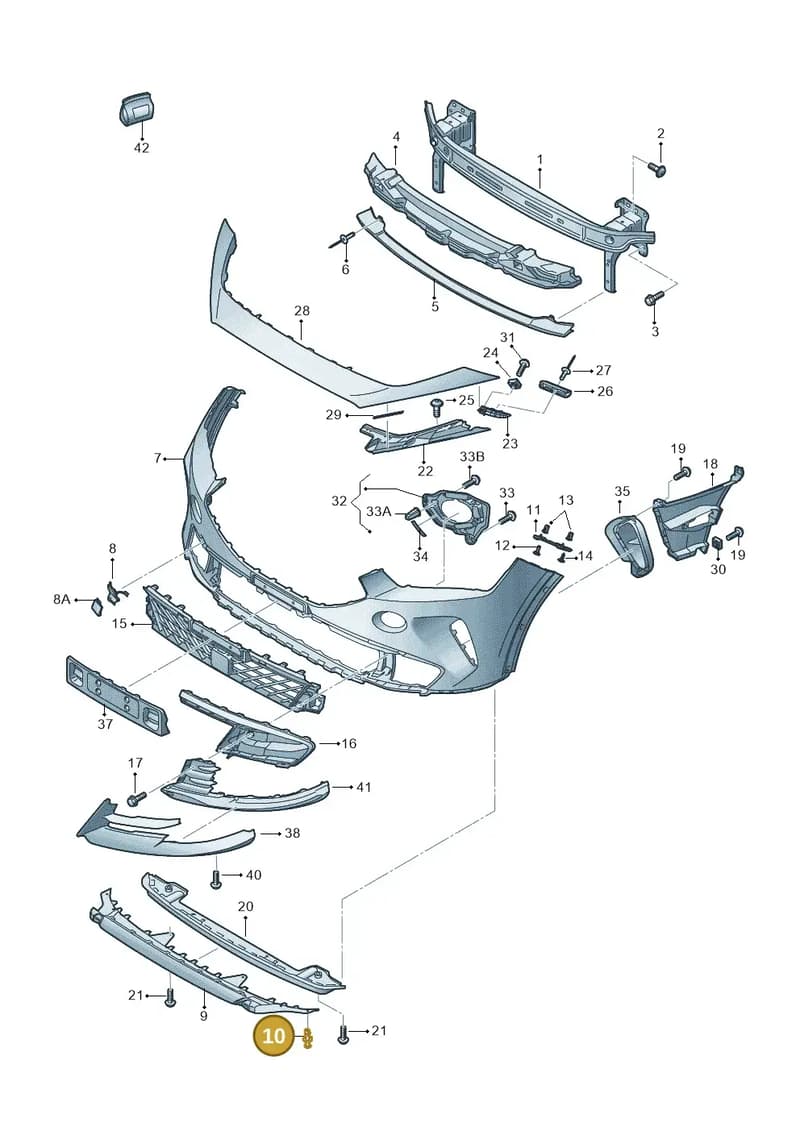 6L0121136A — SEAT CUPRA Formentor (2020-) diagram 5ff807020, position 10