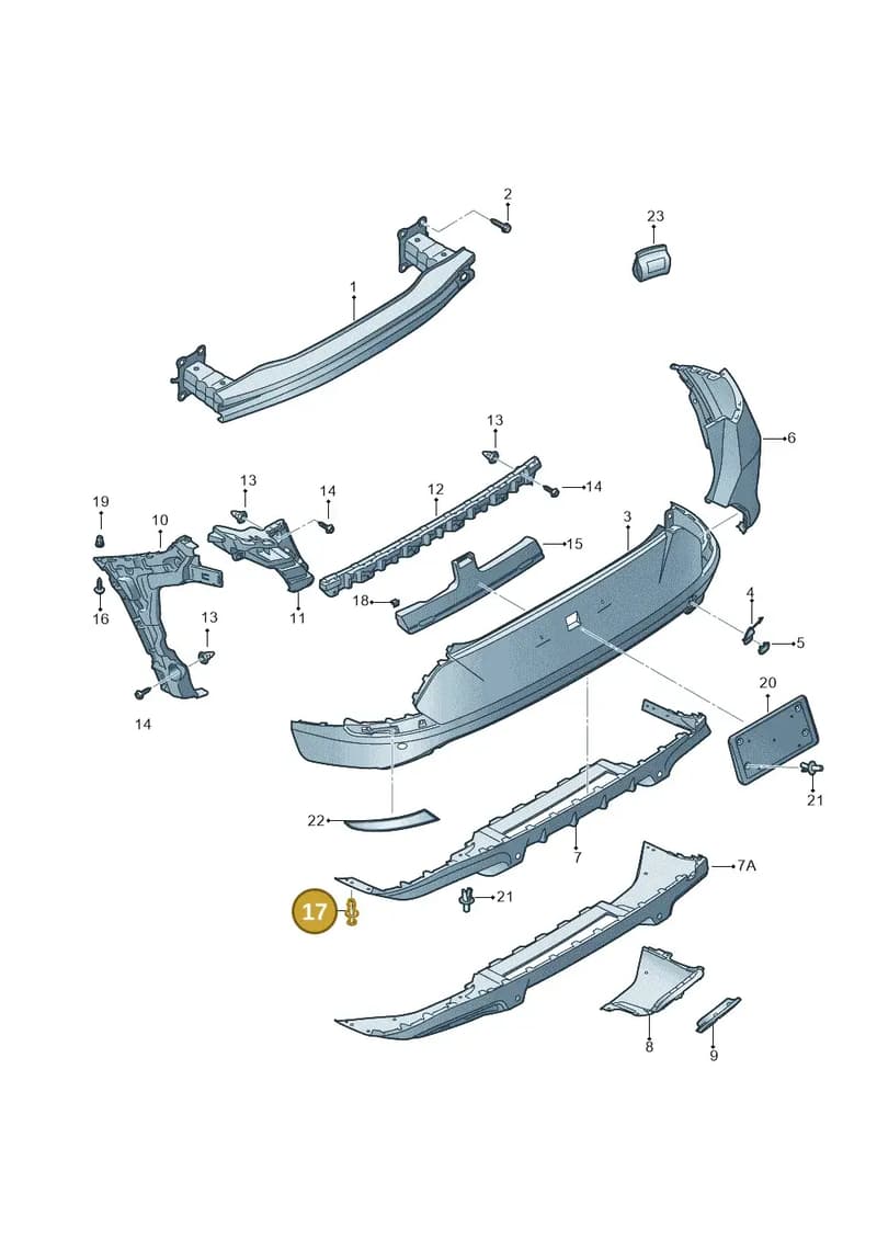 6L0121136A — SEAT CUPRA Formentor (2020-) diagram 5ff807050, position 17