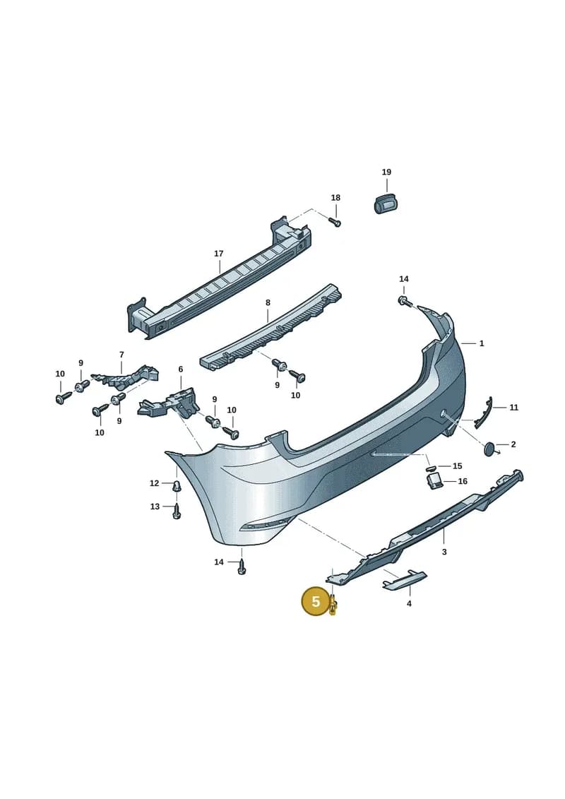 6L0121136A — SEAT Leon (2019-) diagram 5fn807050, position 5