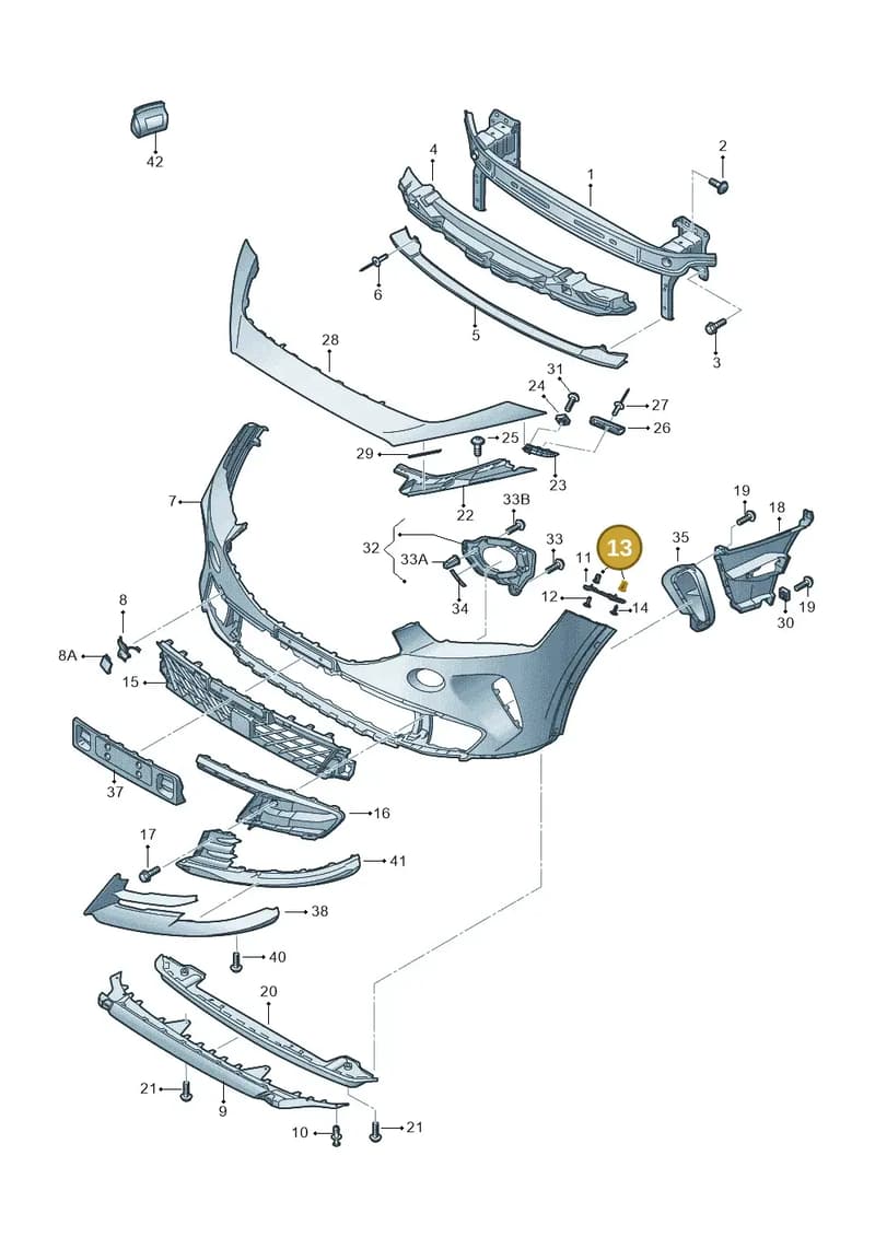6L0853379B — SEAT CUPRA Formentor (2020-) diagram 5ff807020, position 13