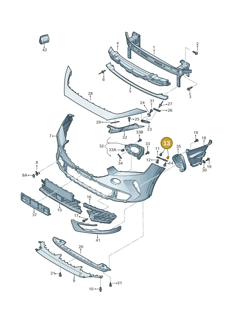 6L0853379B — SEAT CUPRA Formentor (2020-) diagram 5ff807000, position 13