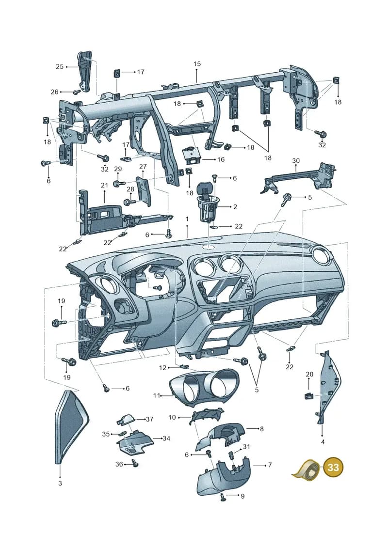 6L0864071C — SEAT Ibiza (2012-) diagram 639857000, position 33