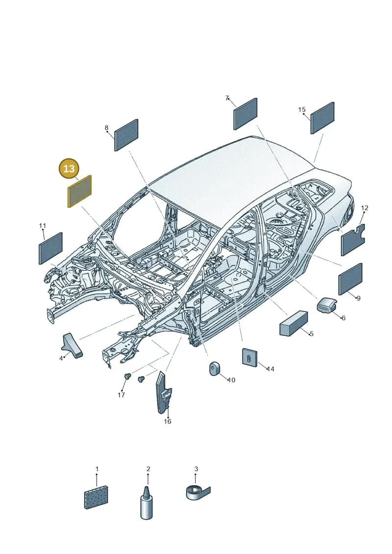 6L0864071C — SEAT Ibiza (2015-) diagram 879864000, position 13