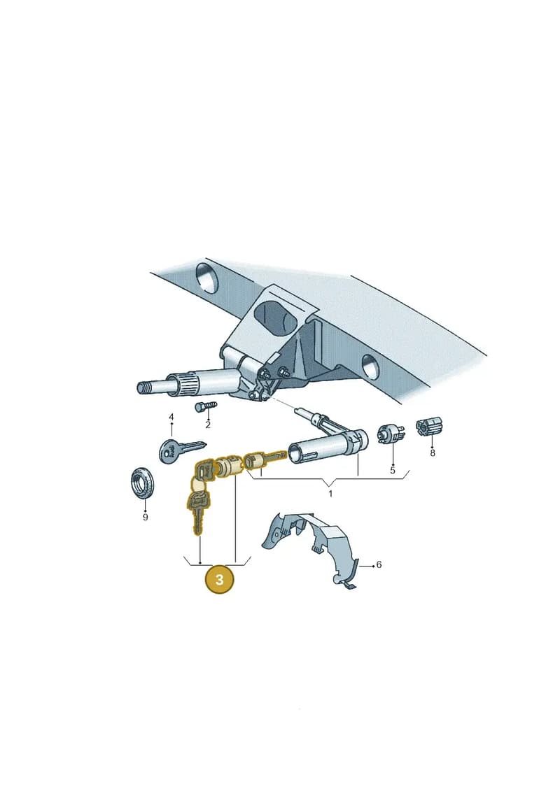6L0905855C — SEAT IBIZA                  06> (2005-) diagram 071115000, position 3