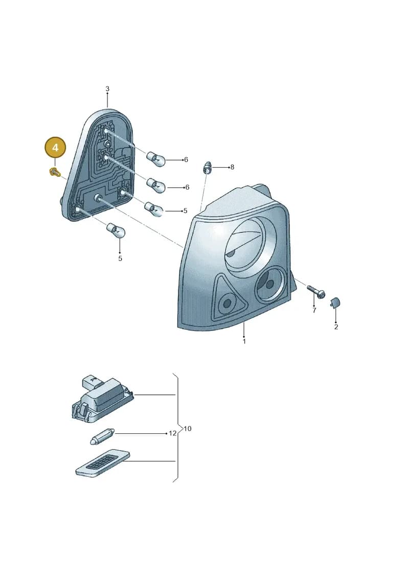 6L0945246 — SEAT AROSA (2003-2004) diagram 232945100, position 4
