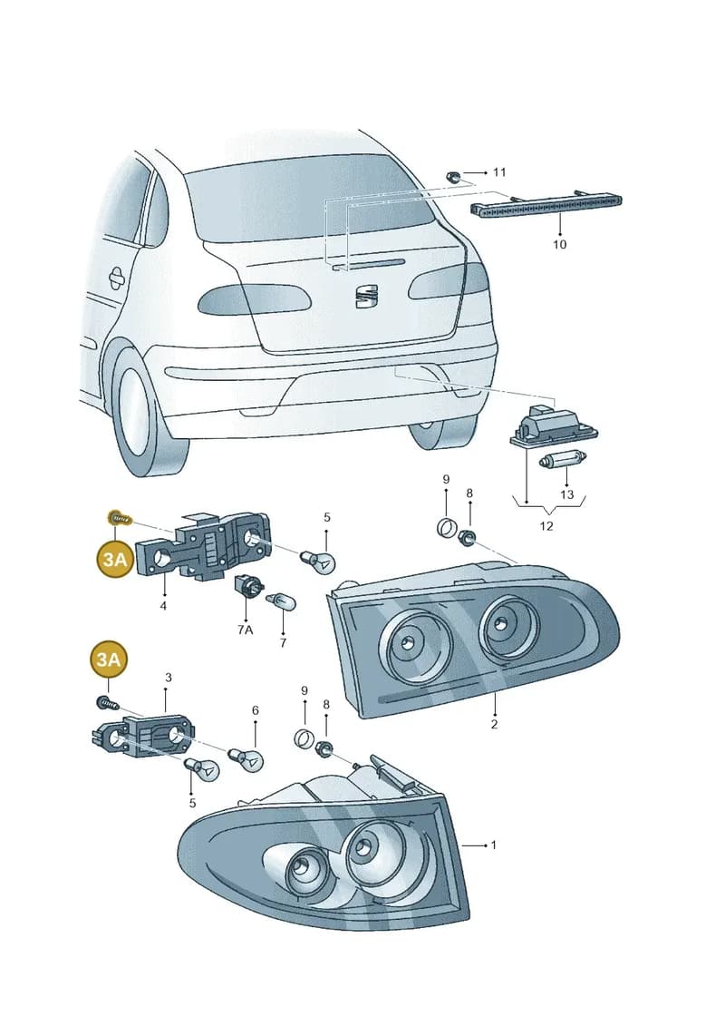6L0945246 — SEAT CORDOBA                06> (2005-) diagram 401945000, position 3A