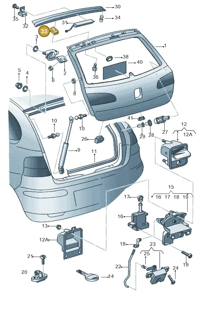 6L6853486A — SEAT IBIZA                  06> (2005-) diagram 254827000, position 33