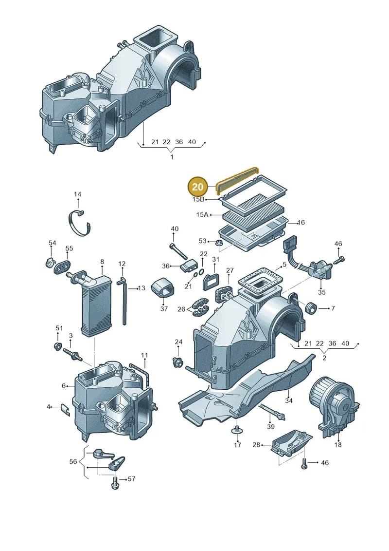 6N1815645A — SEAT TOLEDO/LEON/LEON-4 (2001-2006) diagram 194820100, position 20