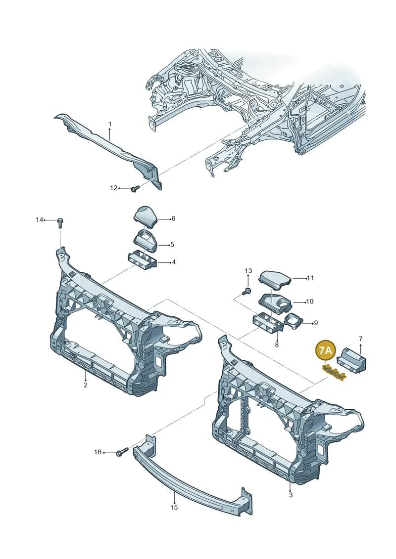 6P0129621 — SEAT Ibiza (2015-) diagram 879805000, position 7A
