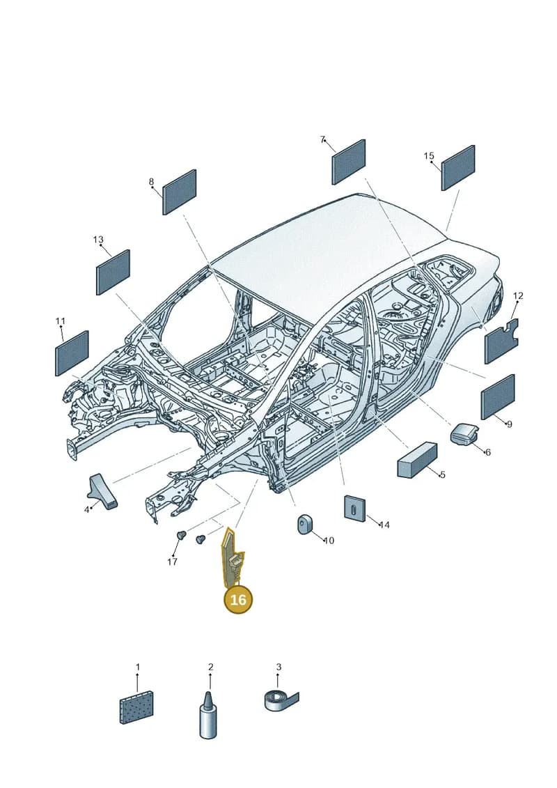 6P0853989 — SEAT Ibiza (2015-) diagram 879864000, position 16