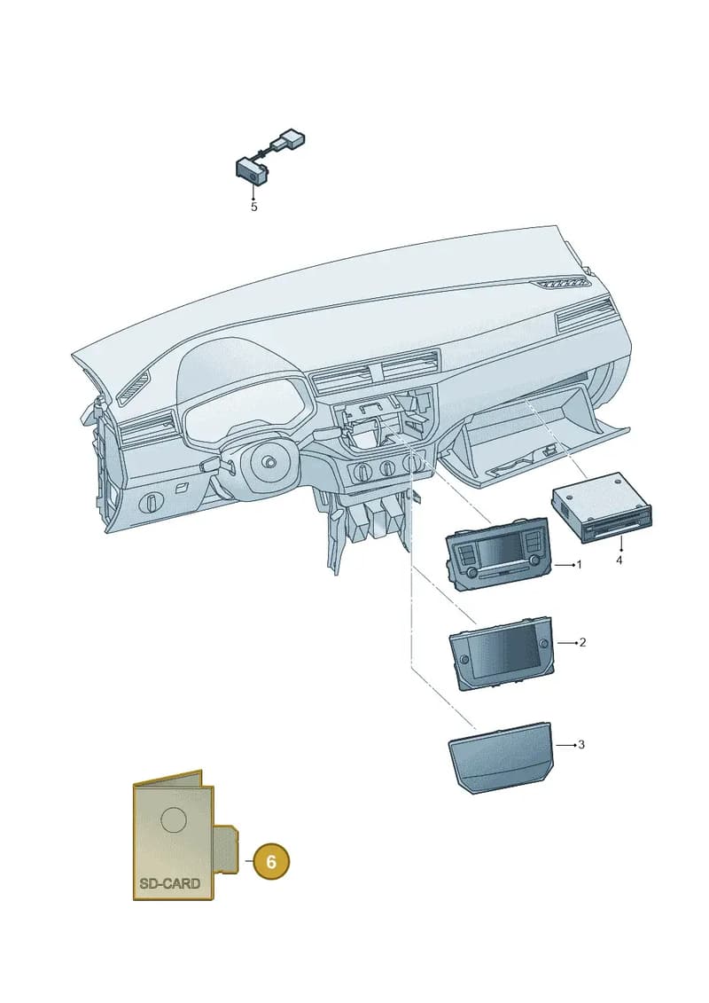 6P0919866BB — SEAT Arona (2017-) diagram 835035000, position 6