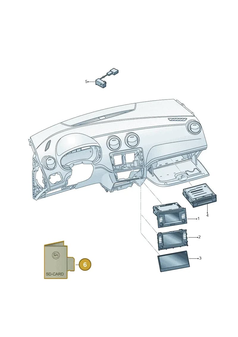 6P0919866K — SEAT Ibiza (2015-) diagram 879035000, position 6