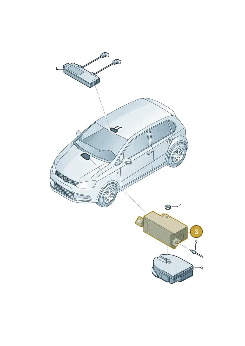 6P1971503 — SEAT Ibiza (2015-) diagram 773951200, position 3