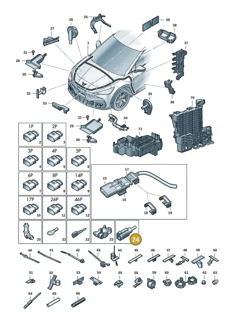 6Q0035576C — SEAT Tavascan Cupra (2023-) diagram 20h971080, position 24