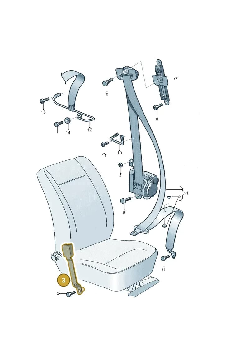6Q0857755DQVZ — SEAT Ibiza Reference (2008-2011) diagram 254857600, position 3