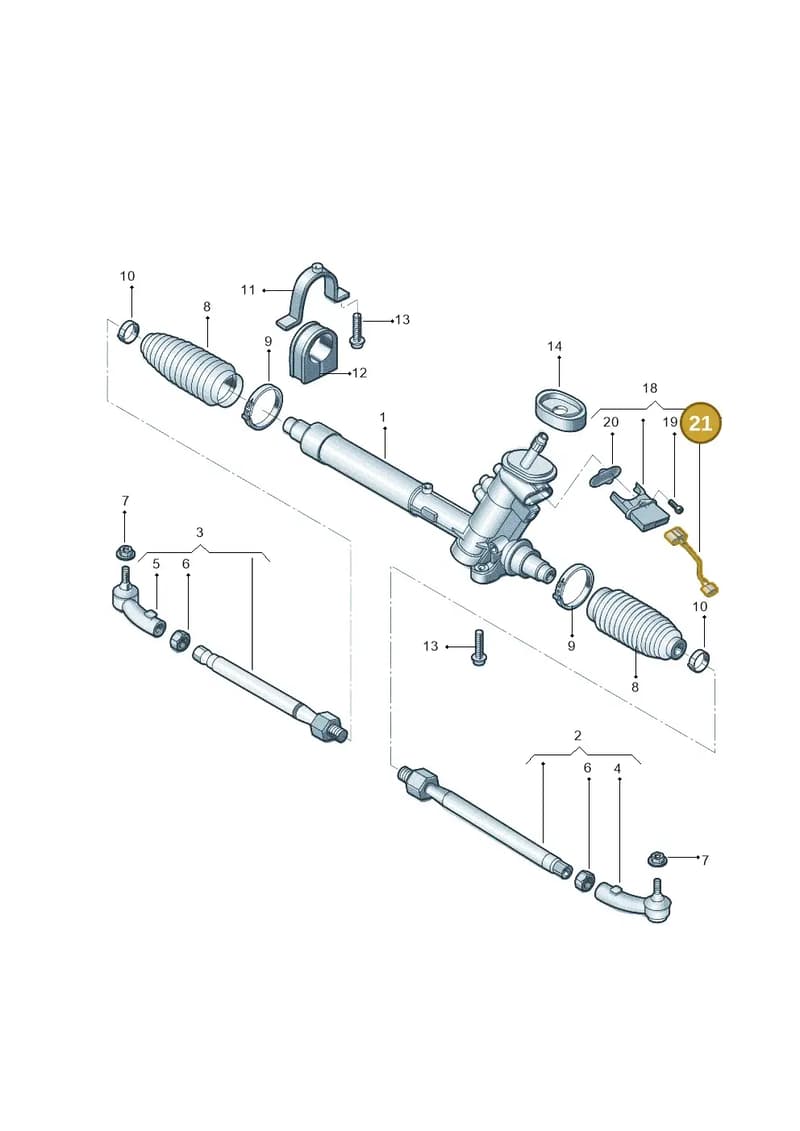 6Q1901129 — Skoda Fabia Jingrui (2008-2014) diagram 662423410, position 21