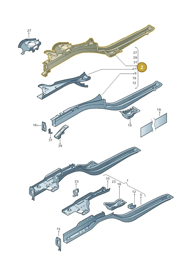 6Q7803092B — SEAT Toledo (2015-2019) diagram 253803000, position 2