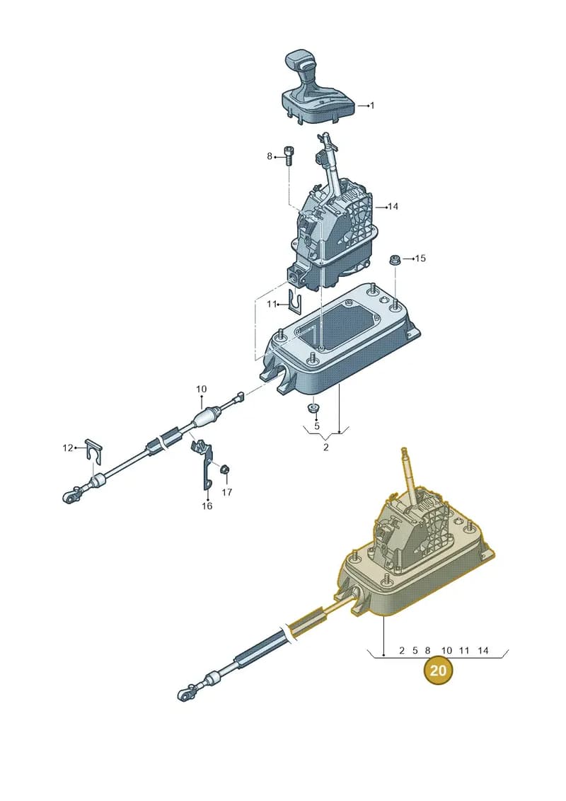 6R1713025AJ — SEAT Ibiza (2012-) diagram 672713100, position 20