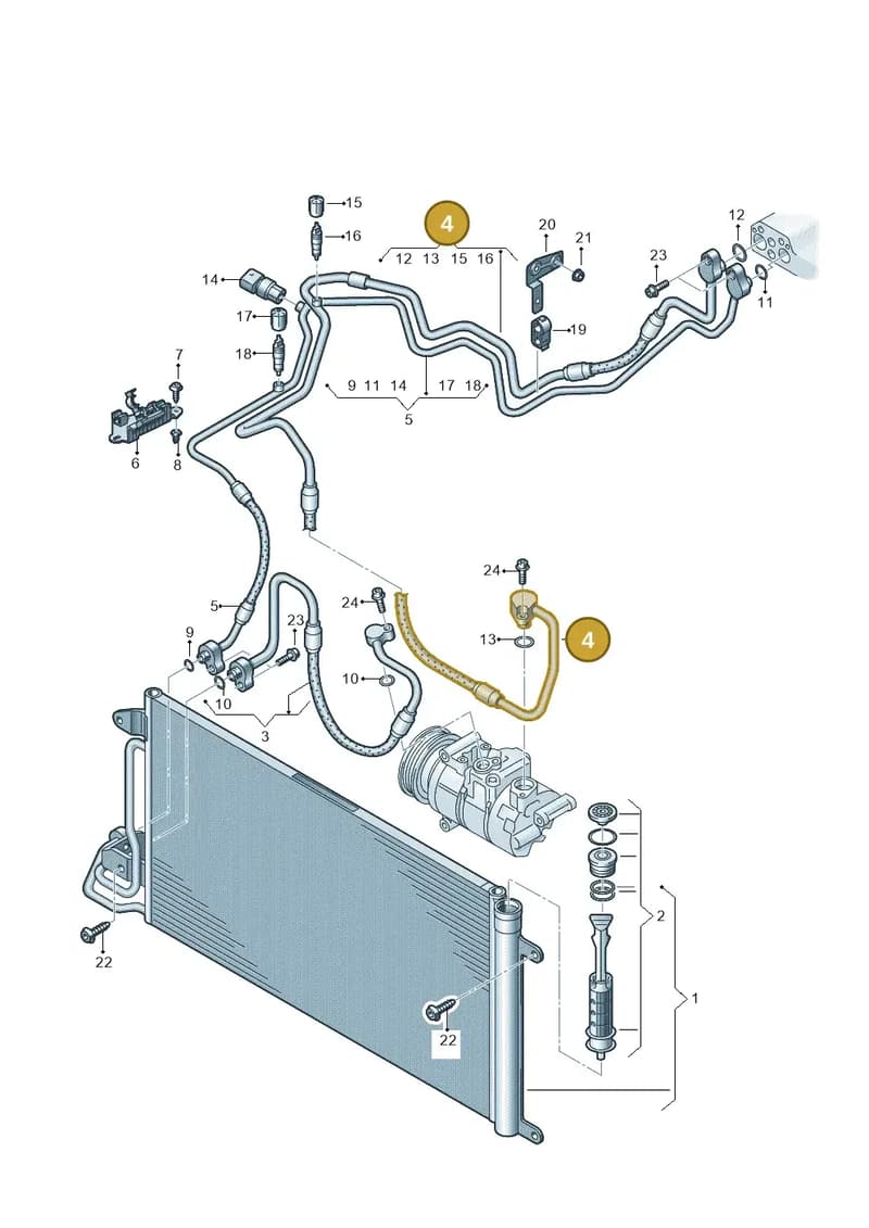 6R2820743AF — SEAT Toledo Reference (2012-2015) diagram 708260400, position 4