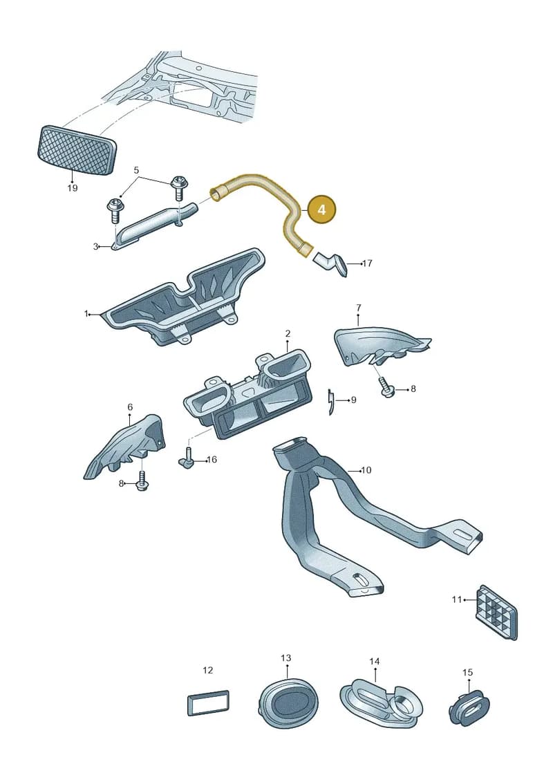 6Y0816311A — SEAT Toledo (2015-2019) diagram 740819300, position 4