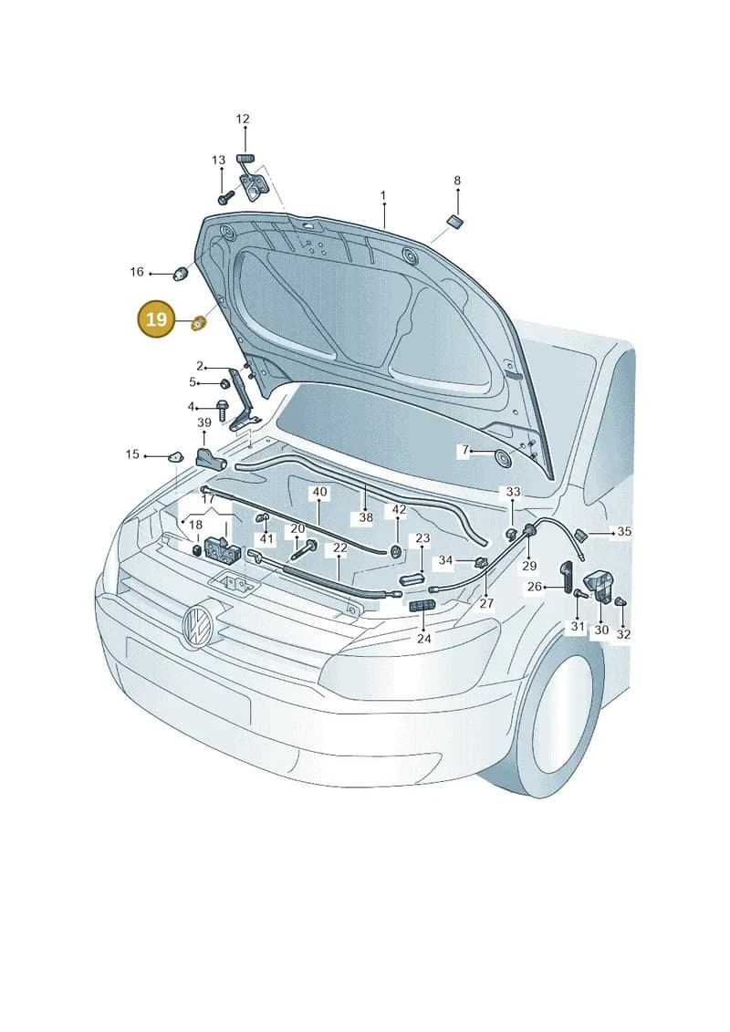 6Y0823433 — Skoda Rapid Spaceback (2014-2022) diagram 757823000, position 19