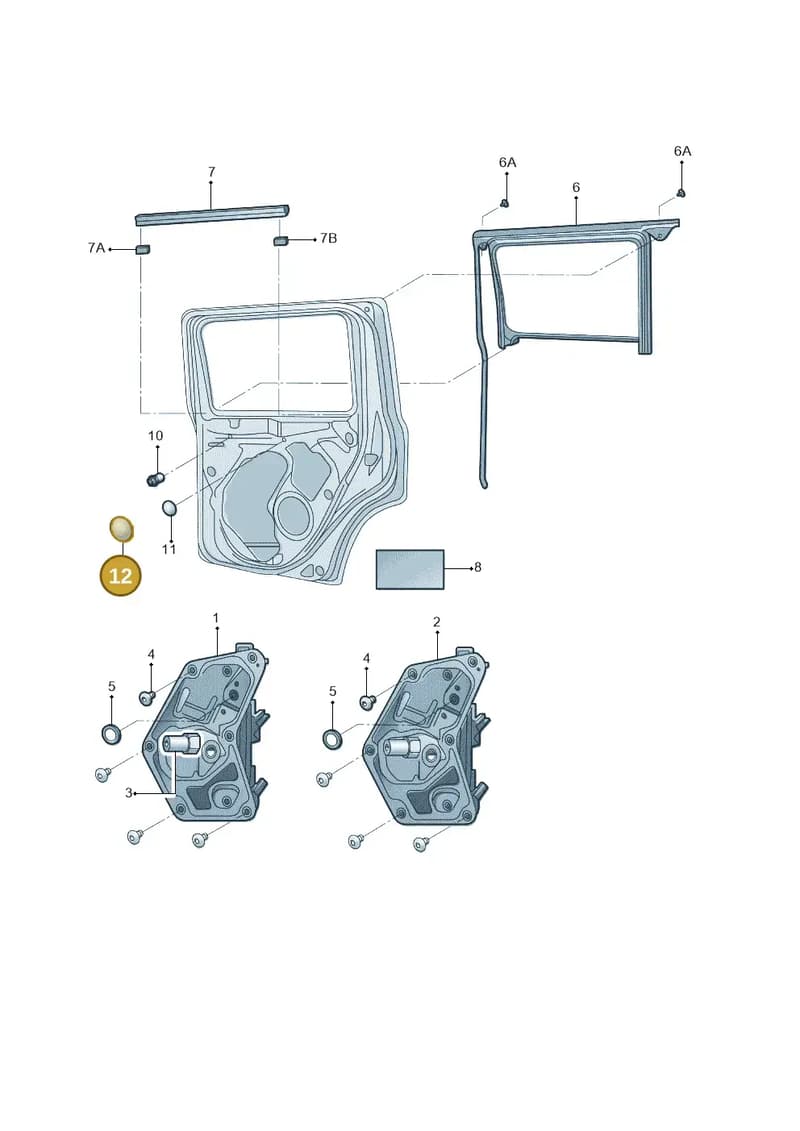 6Y0862317B — Skoda Yeti (2013-2017) diagram 767839600, position 12