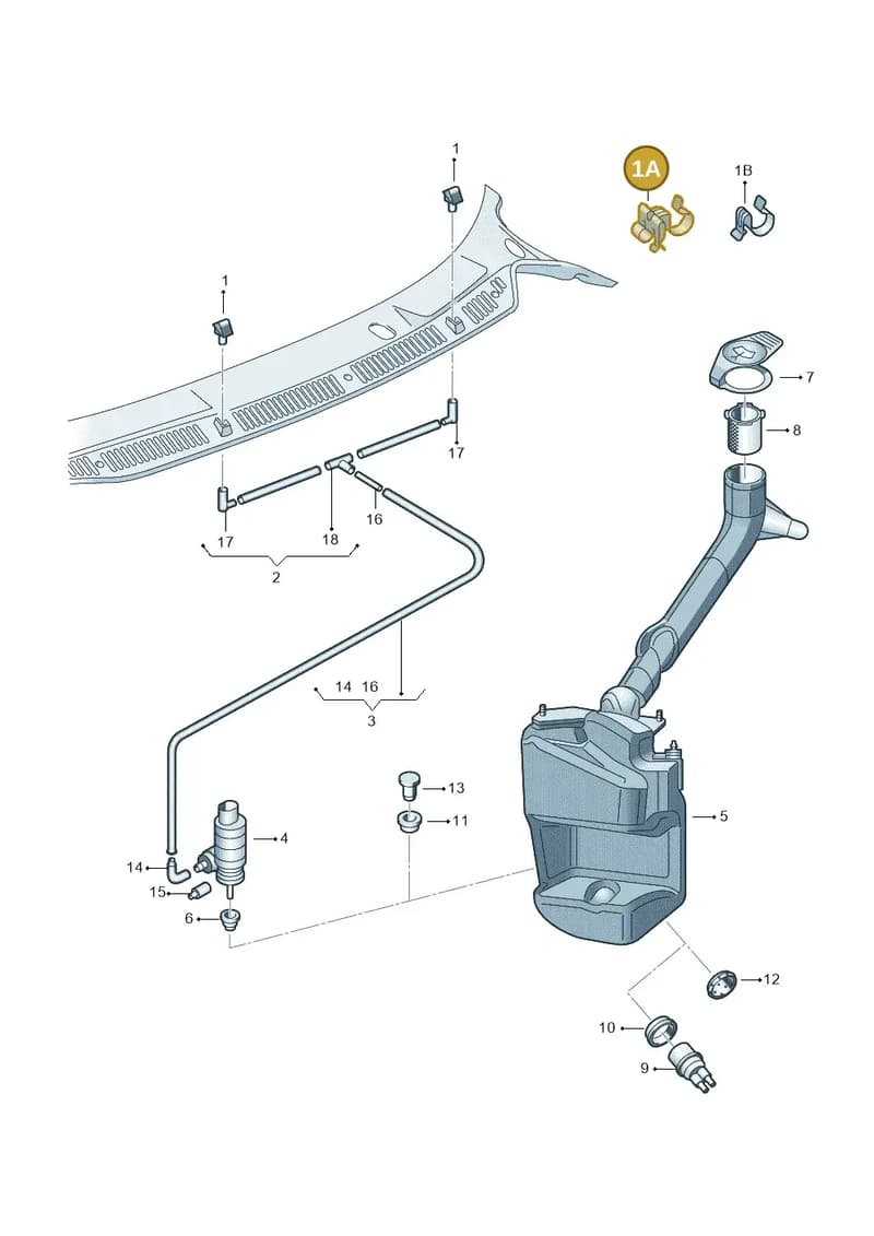 6Y0971842 — Skoda FABIA/COMBI            05> (2004-) diagram 225955100, position 1A