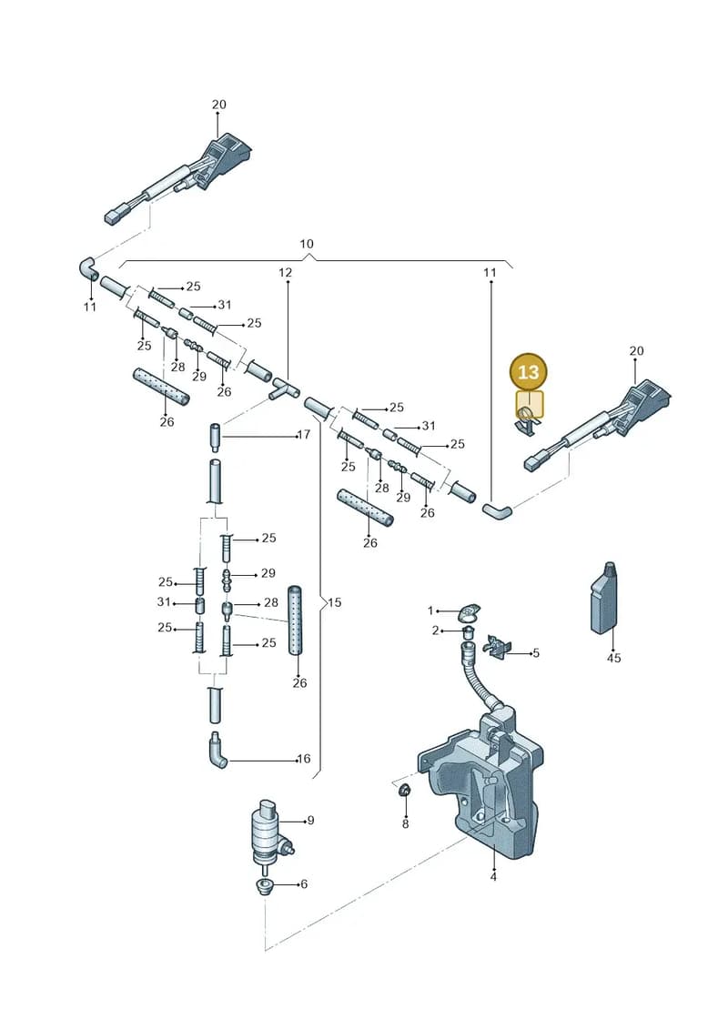6Y0971842 — Skoda Fabia Jingrui (2008-2014) diagram 662955100, position 13