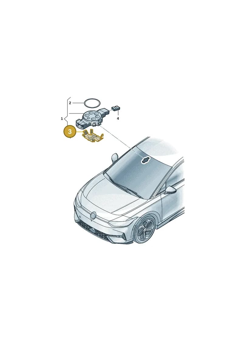 89D907671 — Volkswagen ID.UNYX (2024-) diagram 14b955500, position 3