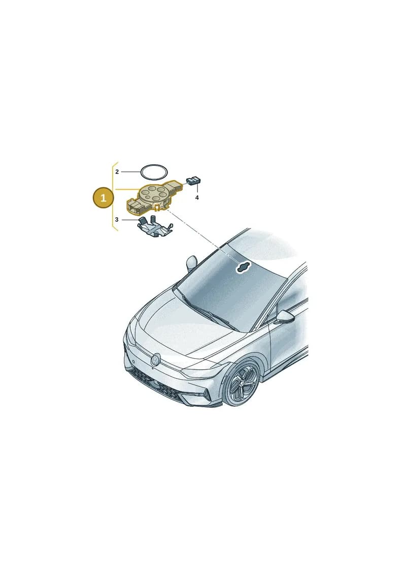 89D955555 — Volkswagen ID.UNYX (2024-) diagram 14b955500, position 1
