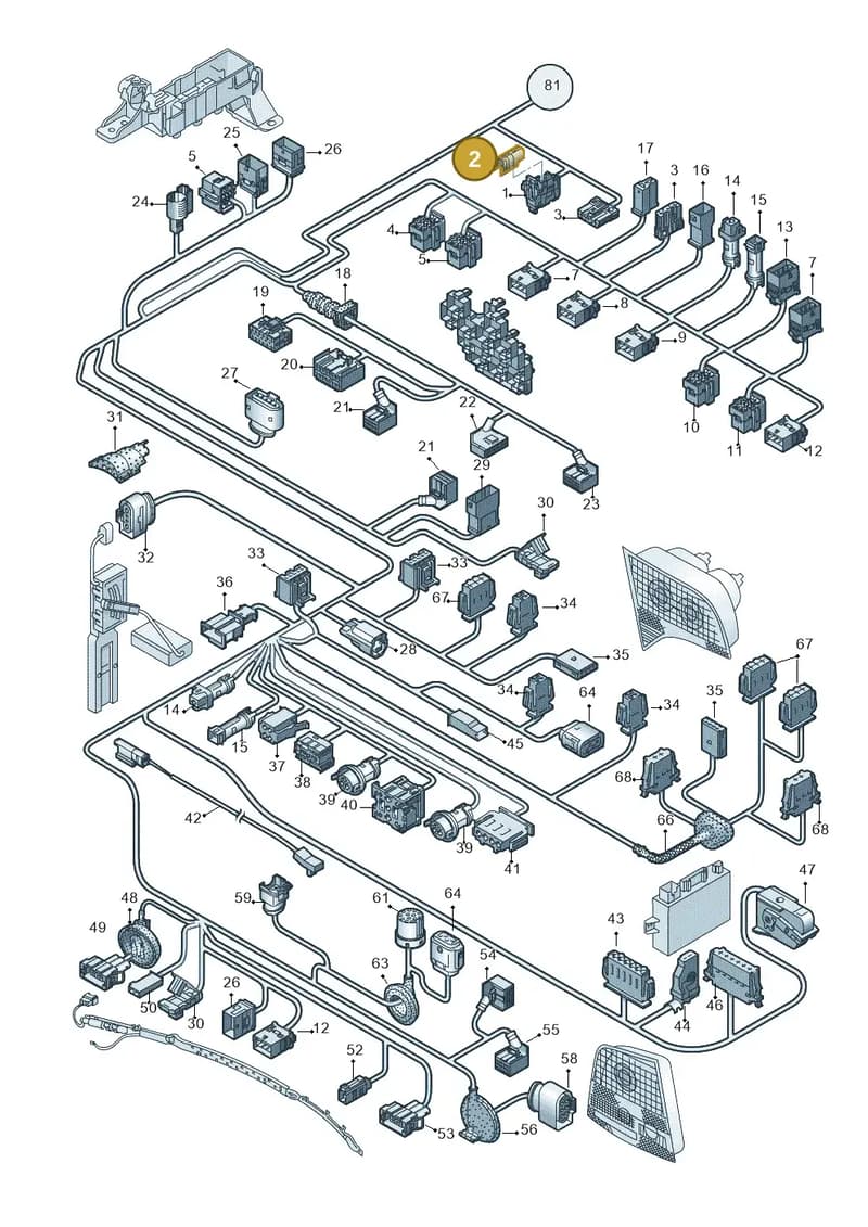8E0971981A — SEAT Exeo ST Reference (2008-2011) diagram 454971810, position 2