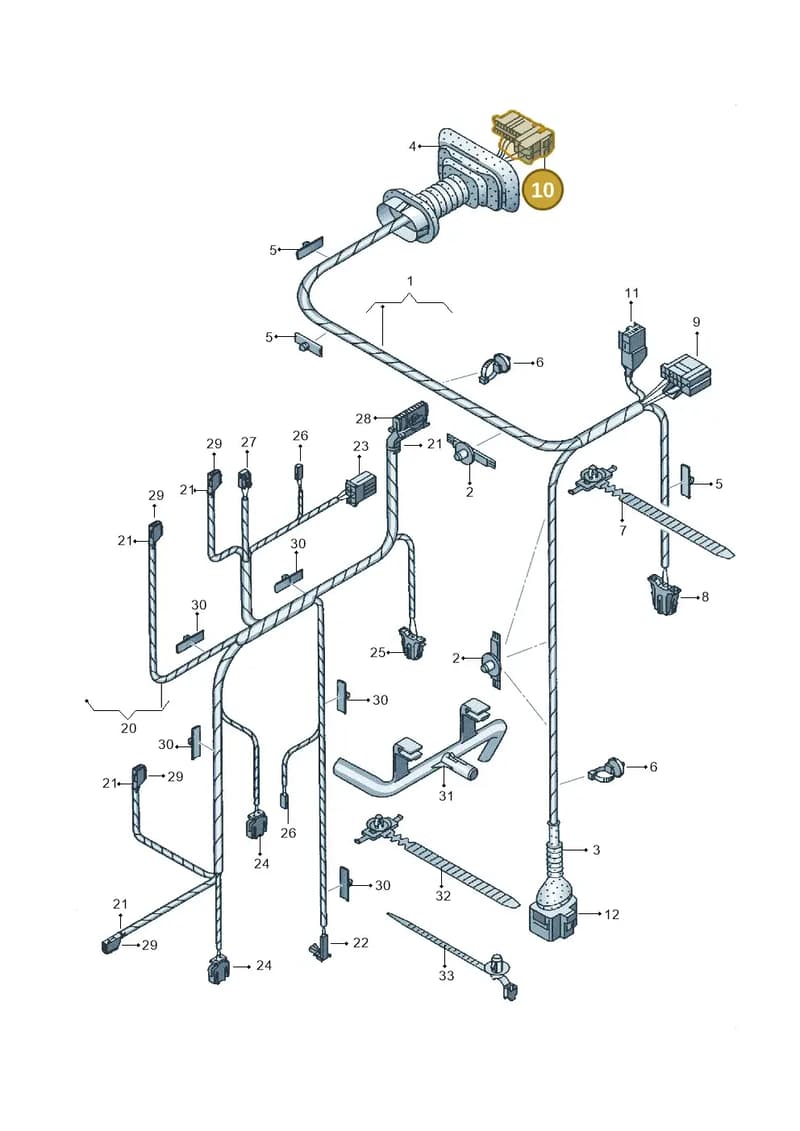 8E0972702 — SEAT Exeo ST Reference (2008-2011) diagram 249972330, position 10