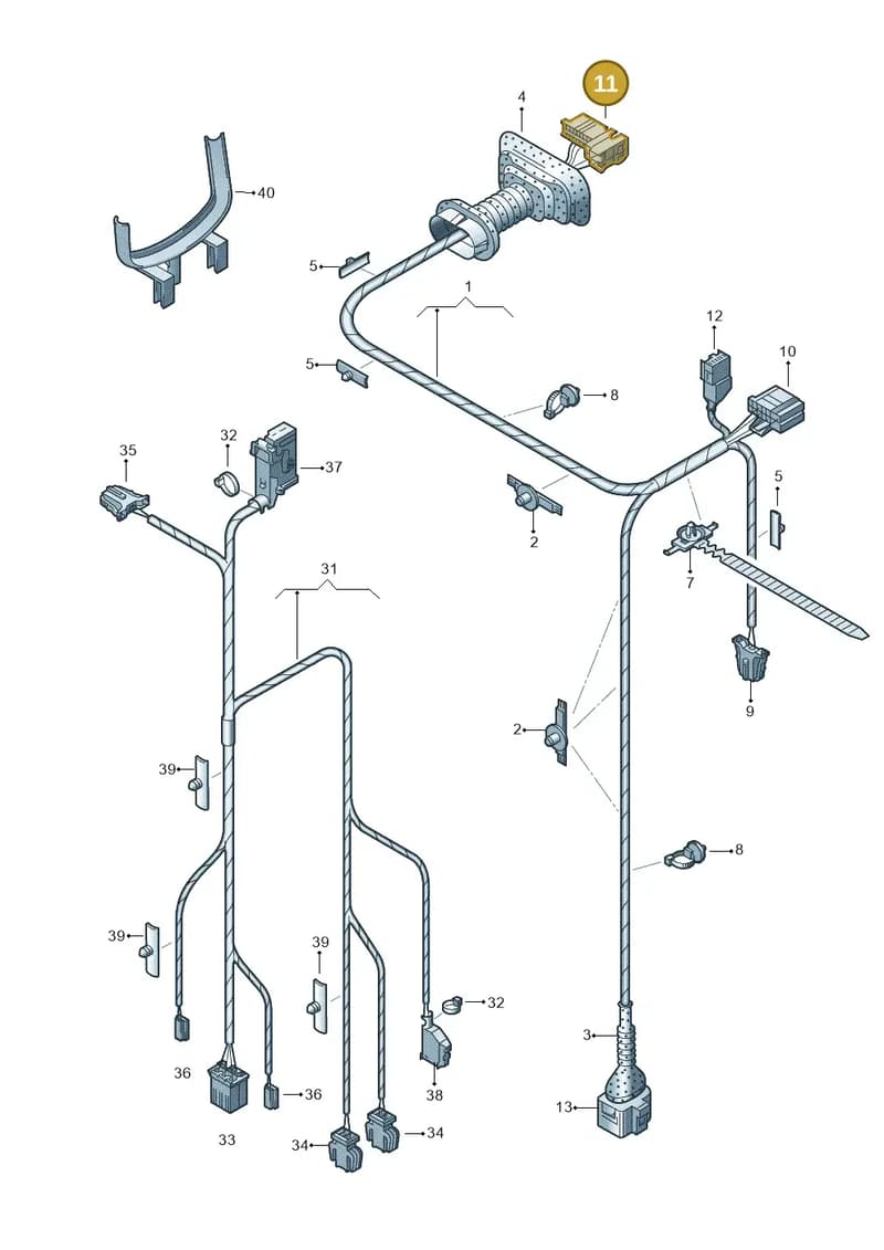 8E0972702 — SEAT Exeo ST Reference (2008-2011) diagram 249972350, position 11