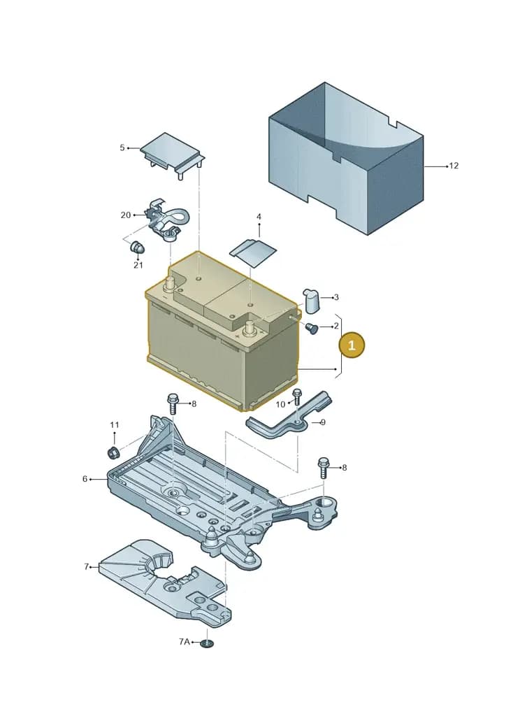 000915105AF — Skoda Kodiaq (2018-2022) diagram 804915000, position 1