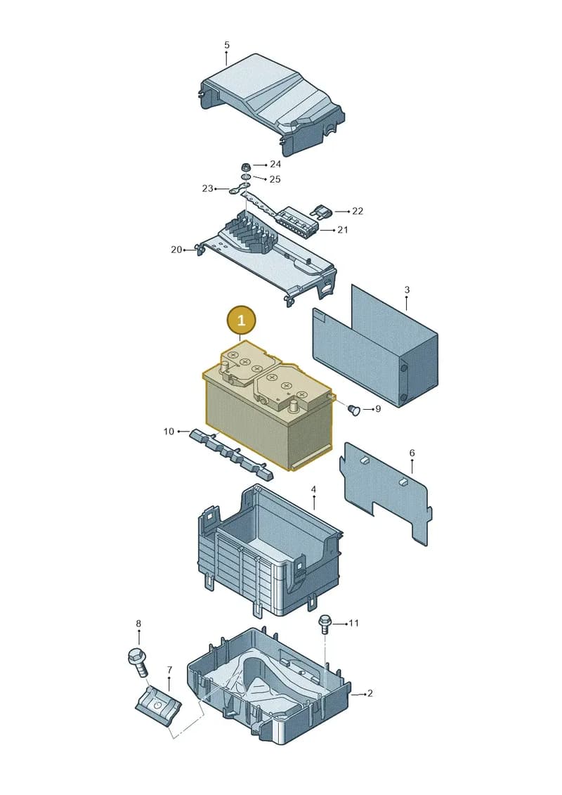 000915105DA — Skoda FABIA/COMBI (1999-2004) diagram 210915000, position 1
