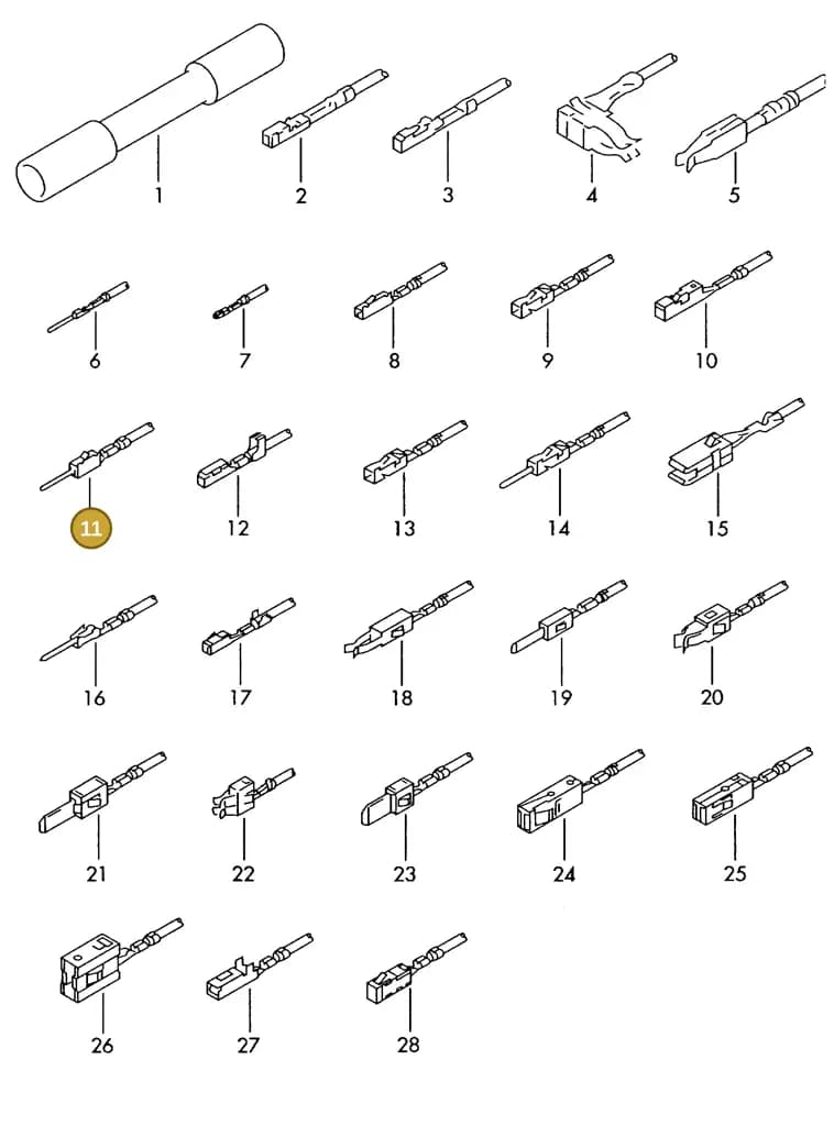 000979012E — Skoda 1J0 platform diagram 198979300, position 11