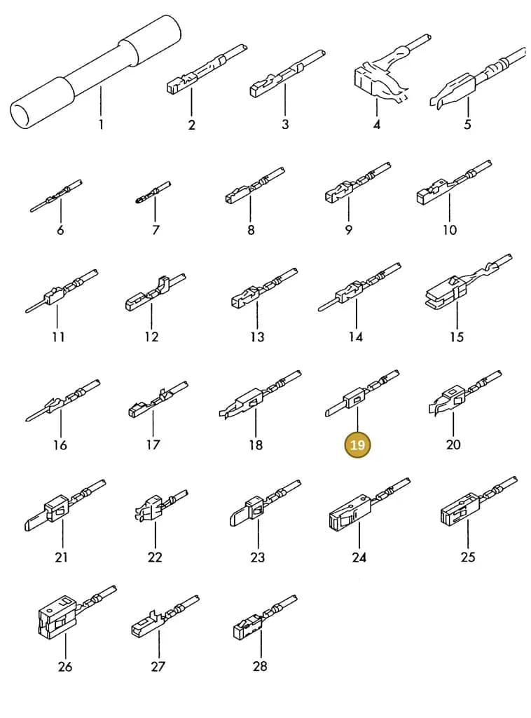 000979020E — Skoda 1J0 platform diagram 198979300, position 19