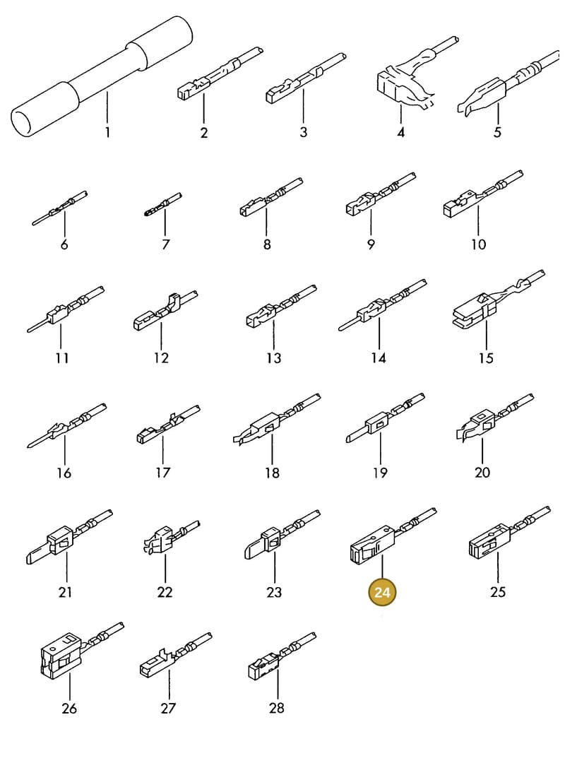 000979046E — Skoda 1J0 platform diagram 198979300, position 24