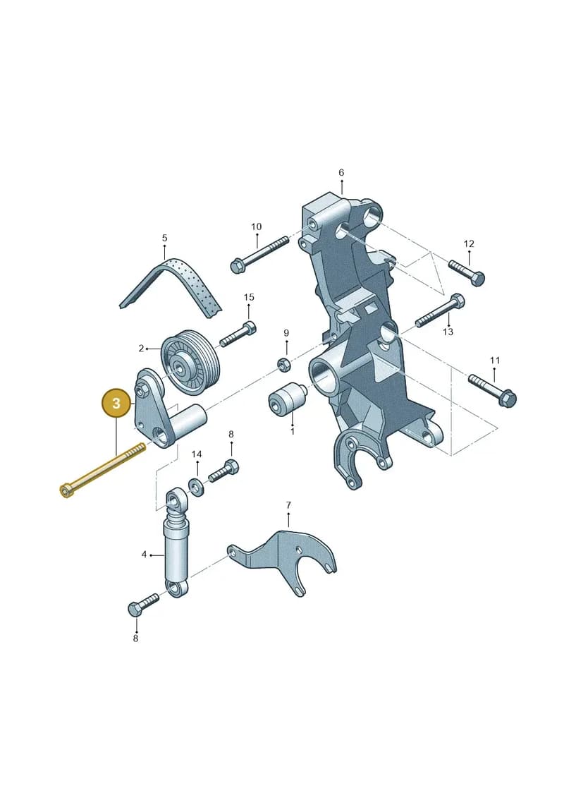 038903315P — Skoda SUPERB                 02> (2001-) diagram 221903450, position 3