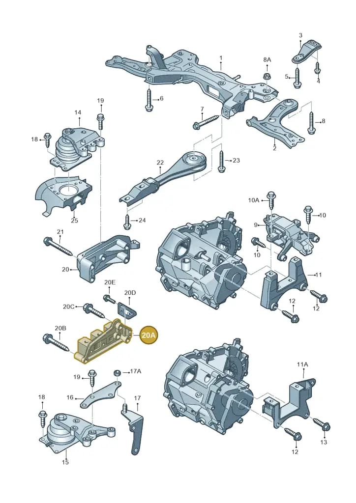 03F199275C — Skoda Rapid (2012-2022) diagram 672199250, position 20A