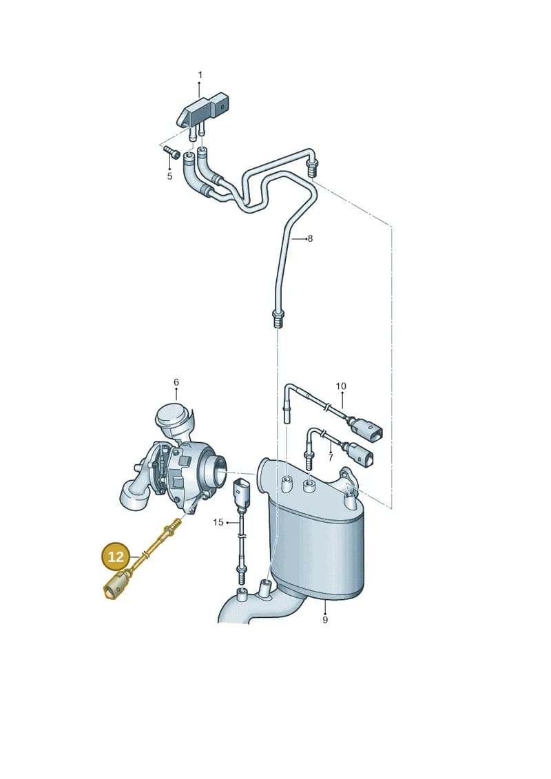 03L906088FA — Skoda Rapid (2012-2022) diagram 420906150, position 12