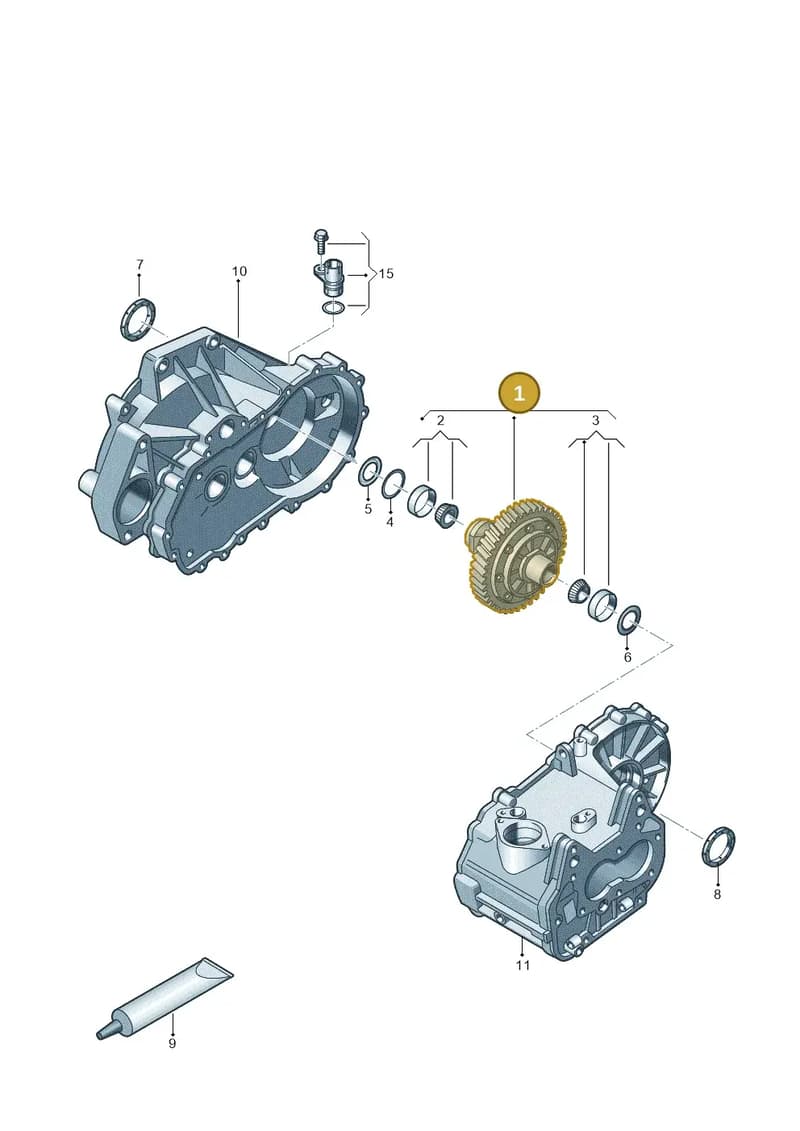 0DQ409021 — Skoda Fabia (2014-2022) diagram 773409170, position 1