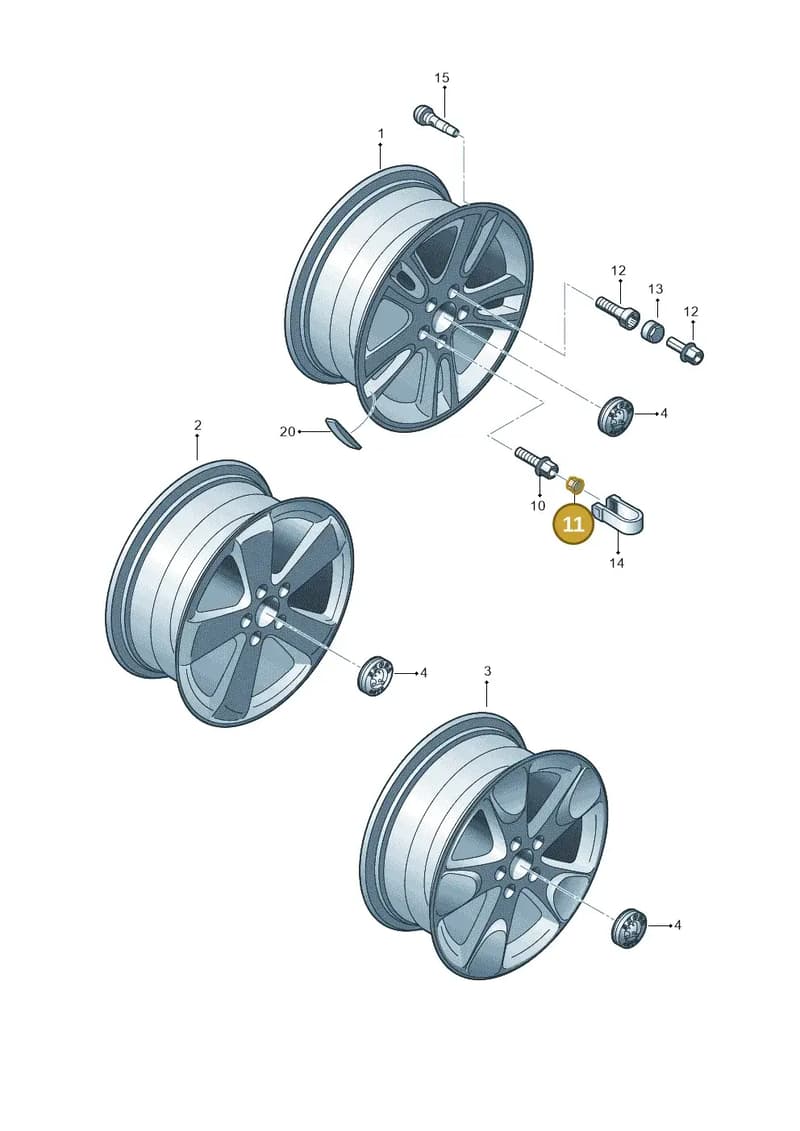 1Z06011737ZS — Skoda ROOMSTER               06> (2006-) diagram 481601600, position 11