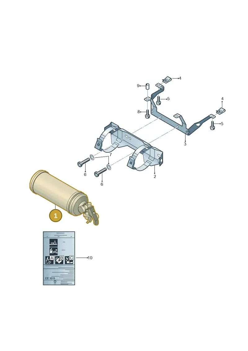 1Z0860277 — SEAT Toledo (2015-2019) diagram 419011110, position 1