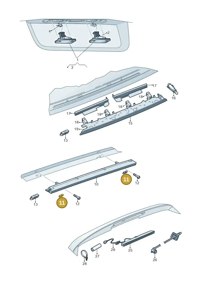 1Z0945170 — Skoda Octavia (2017-2020) diagram 753943000, position 11